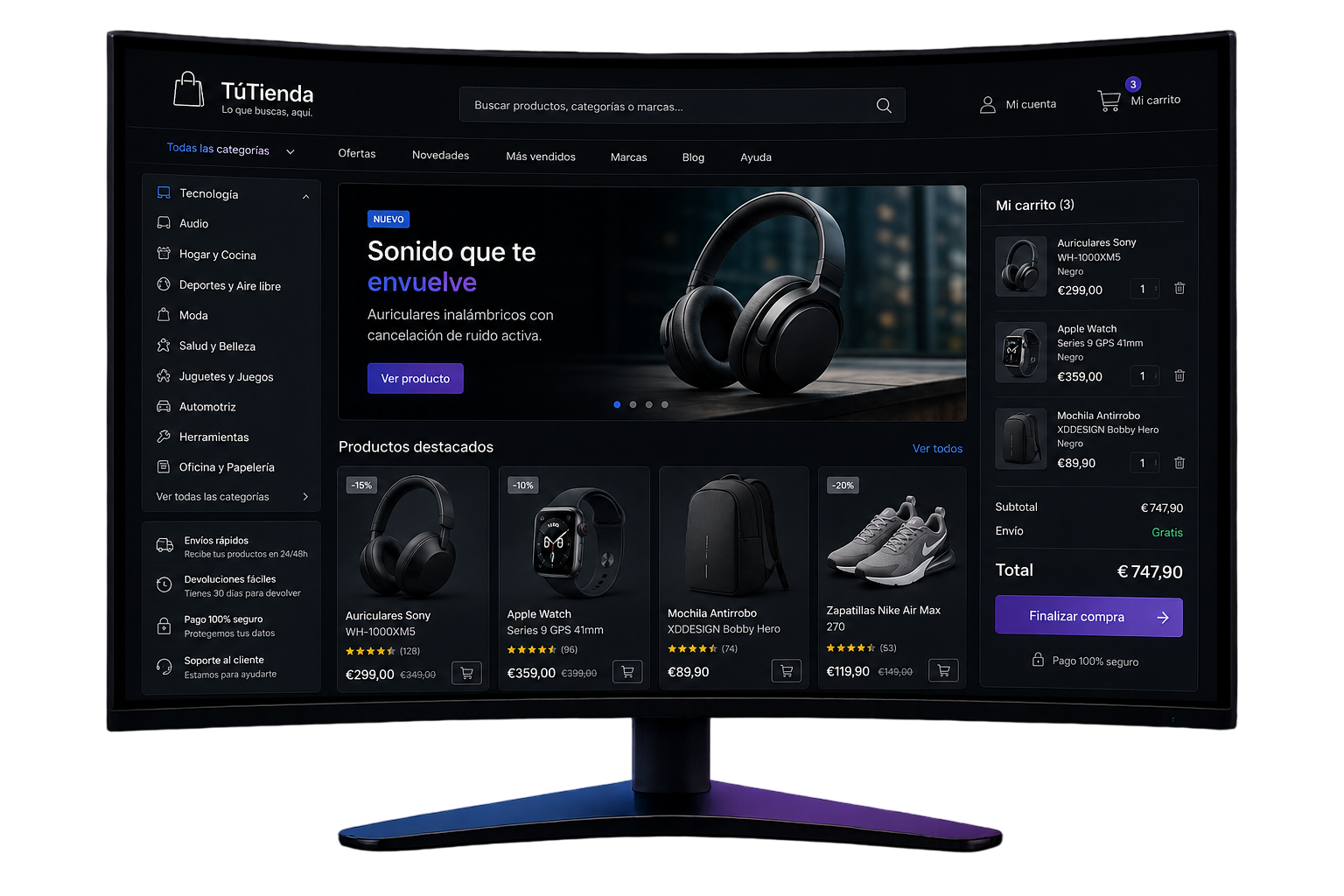Tienda Online a medida