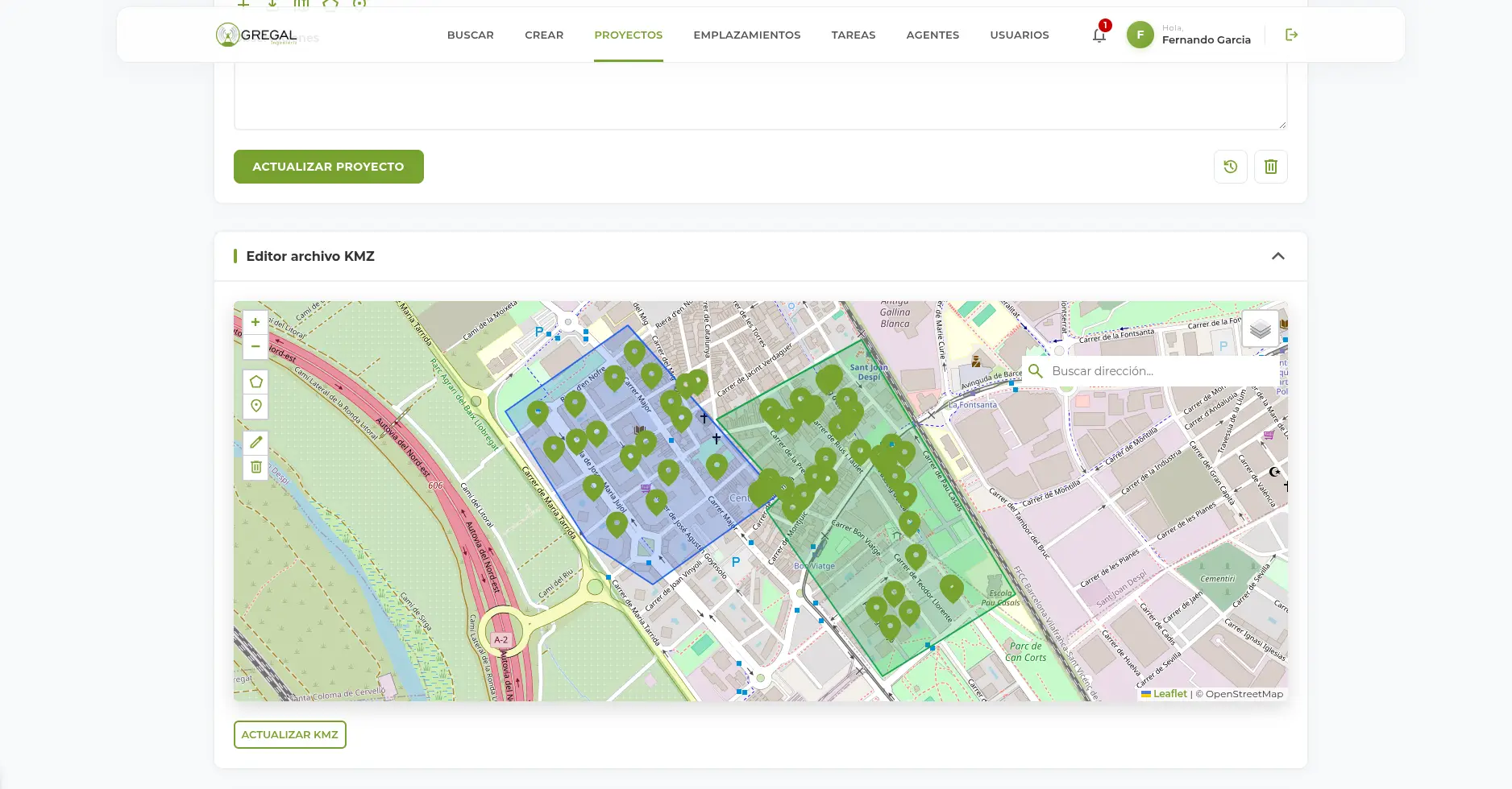 CRM custom gestión de proyectos de ingeniería. screenshot