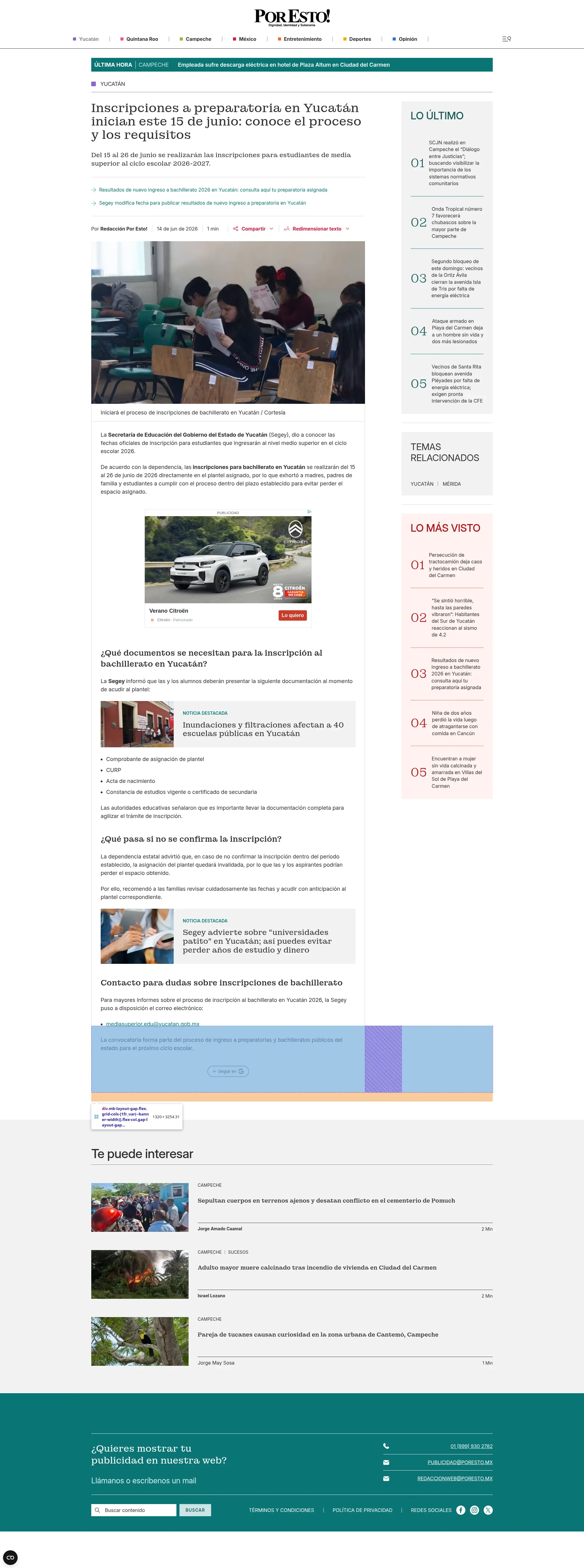 Desarrollo frontend para el periódico PorEsto - imagen 3
