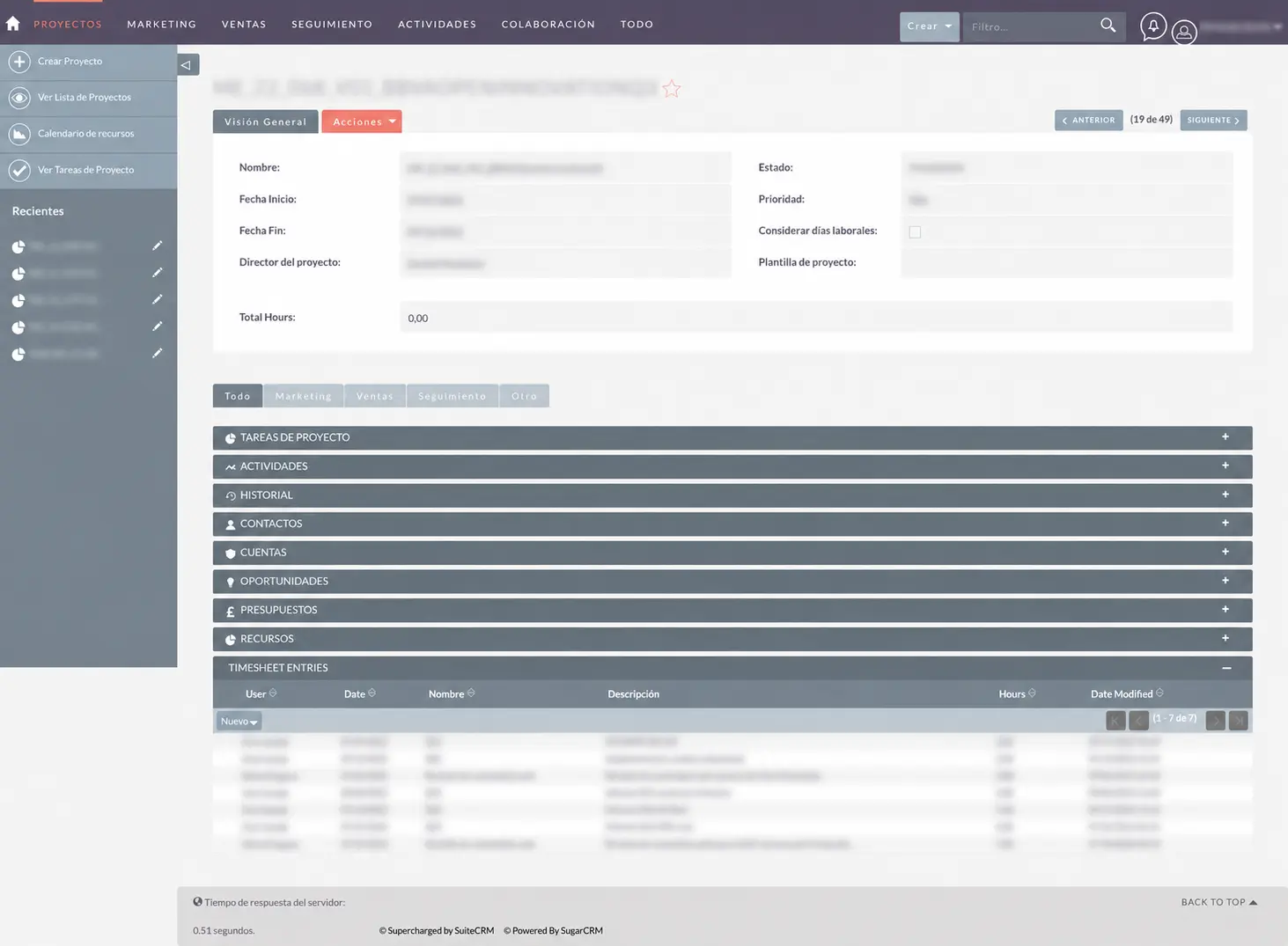 Automatización de carga de horas en SuiteCRM - imagen 1