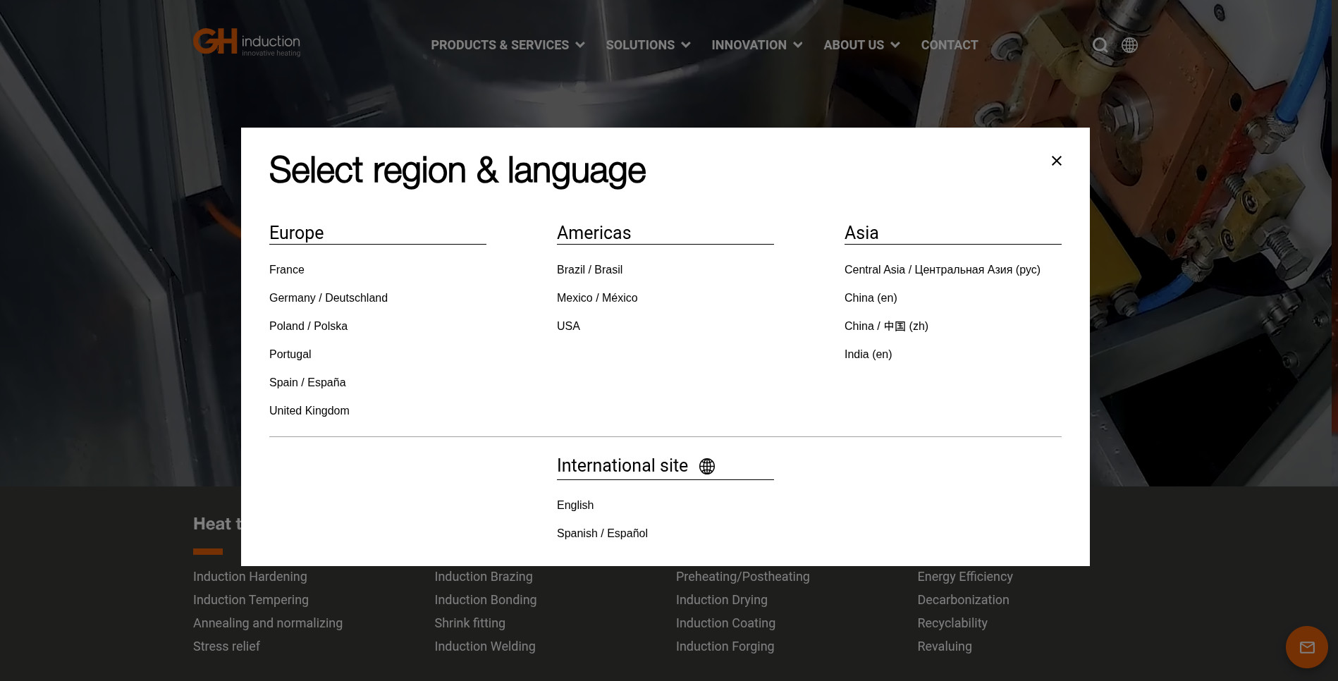 GHINDUCTION – Web Multilanguage (15 idiomas) - imagen 2