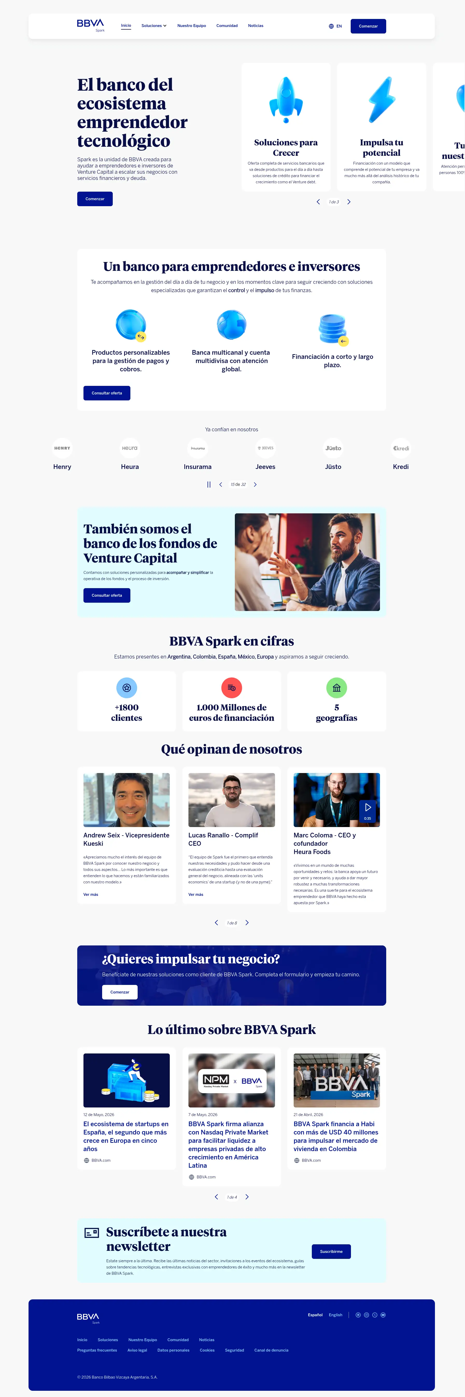 BBVA Spark – Desarrollo frontend y backend - imagen 1