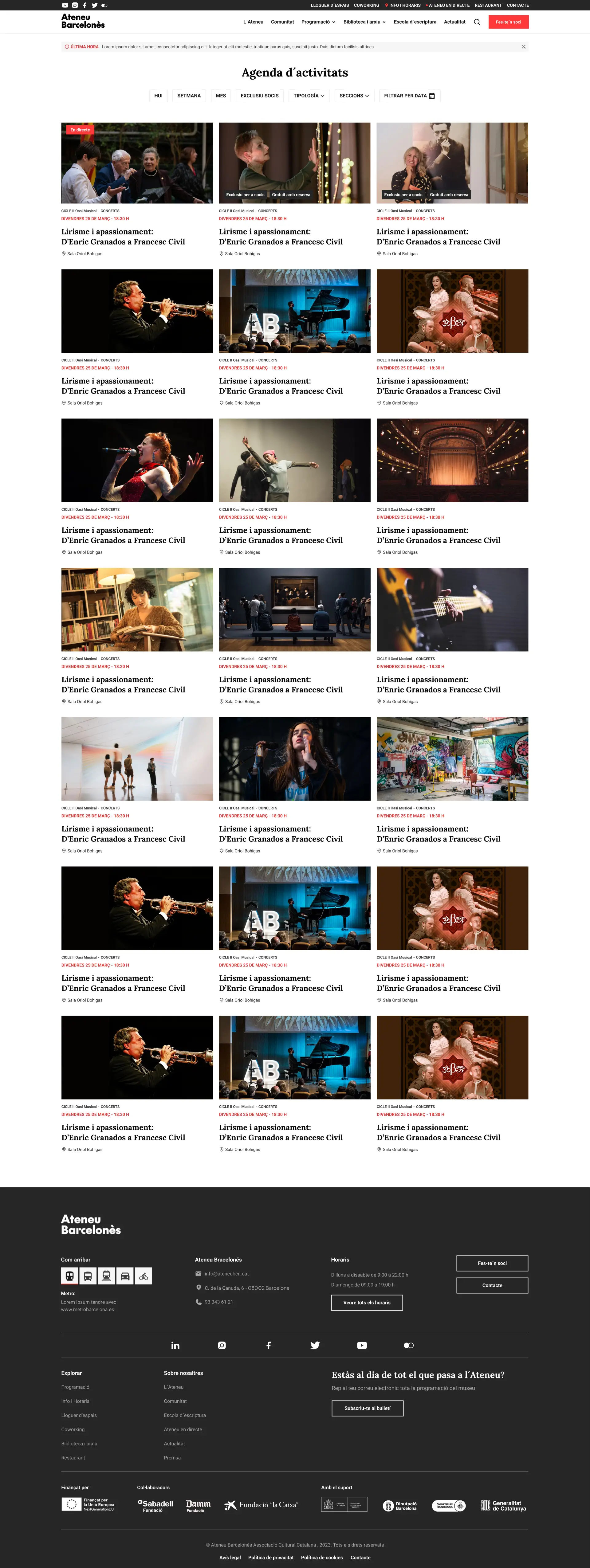 ATENEU BARCELONÈS – Portal cultural e institucional - imagen 2