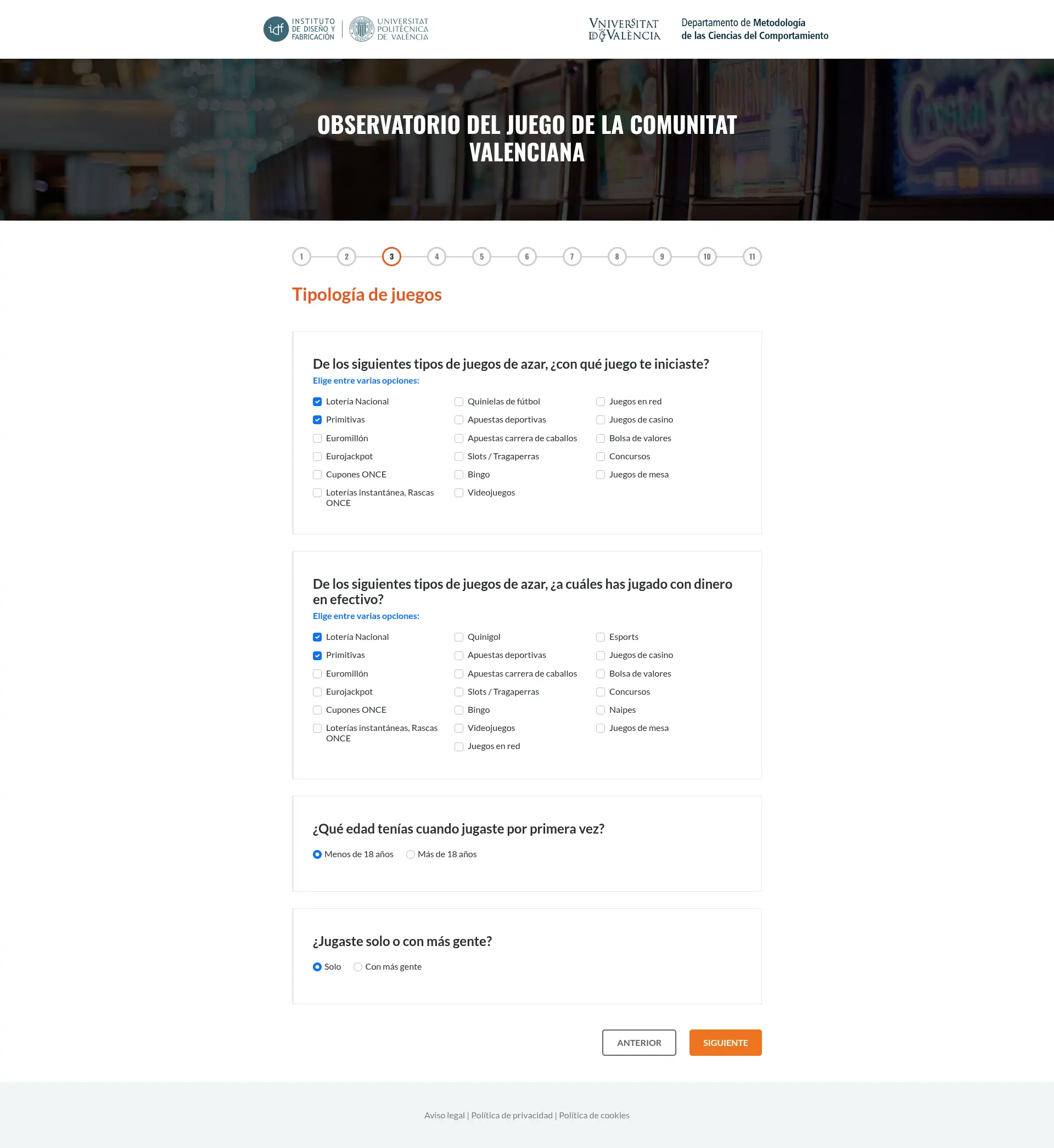 OBSERVATORIO DEL JUEGO CV – Framework TypeScript para encuesta multistep - imagen 3