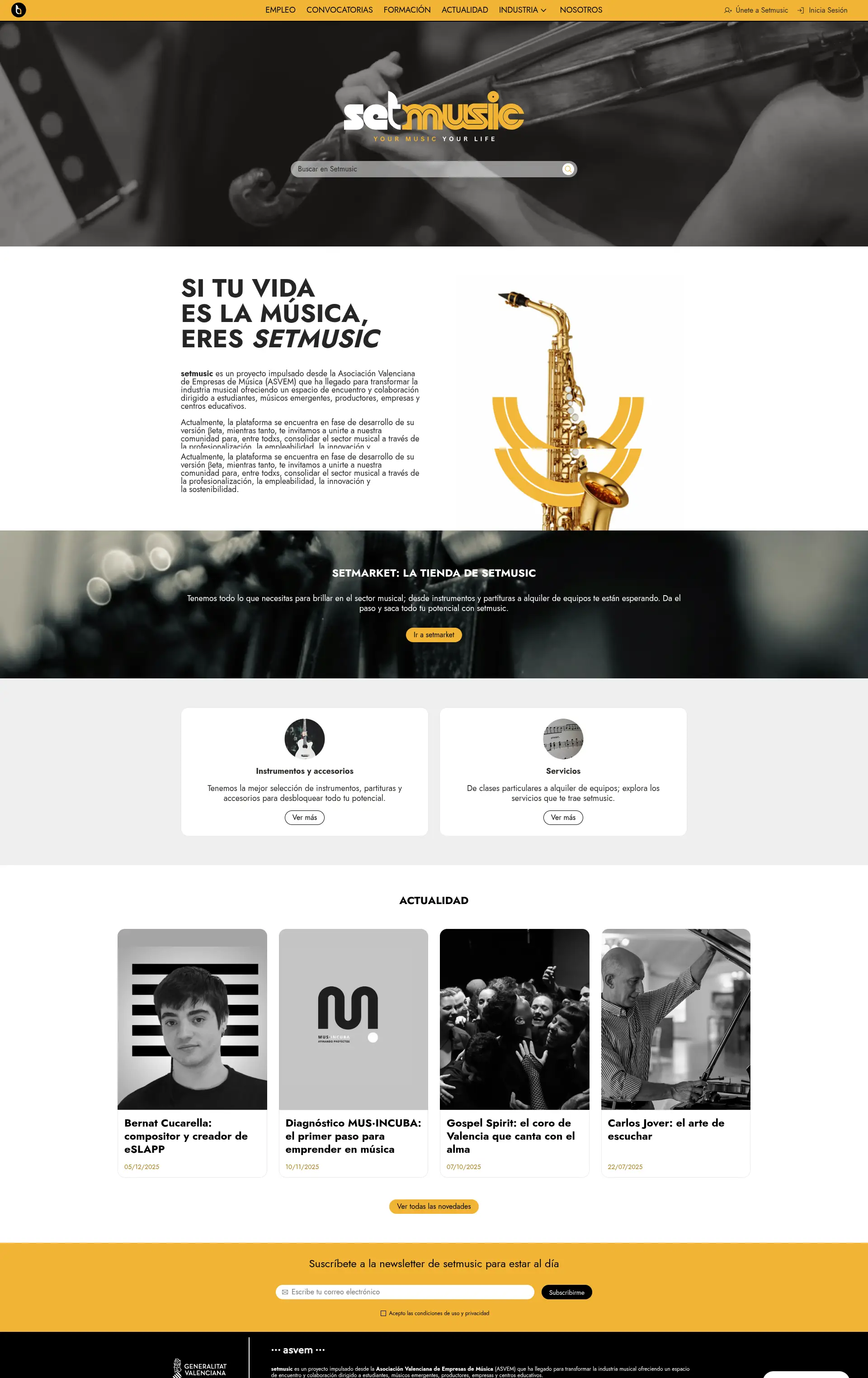 SETMUSIC – Plataforma digital para la industria musical - imagen 1
