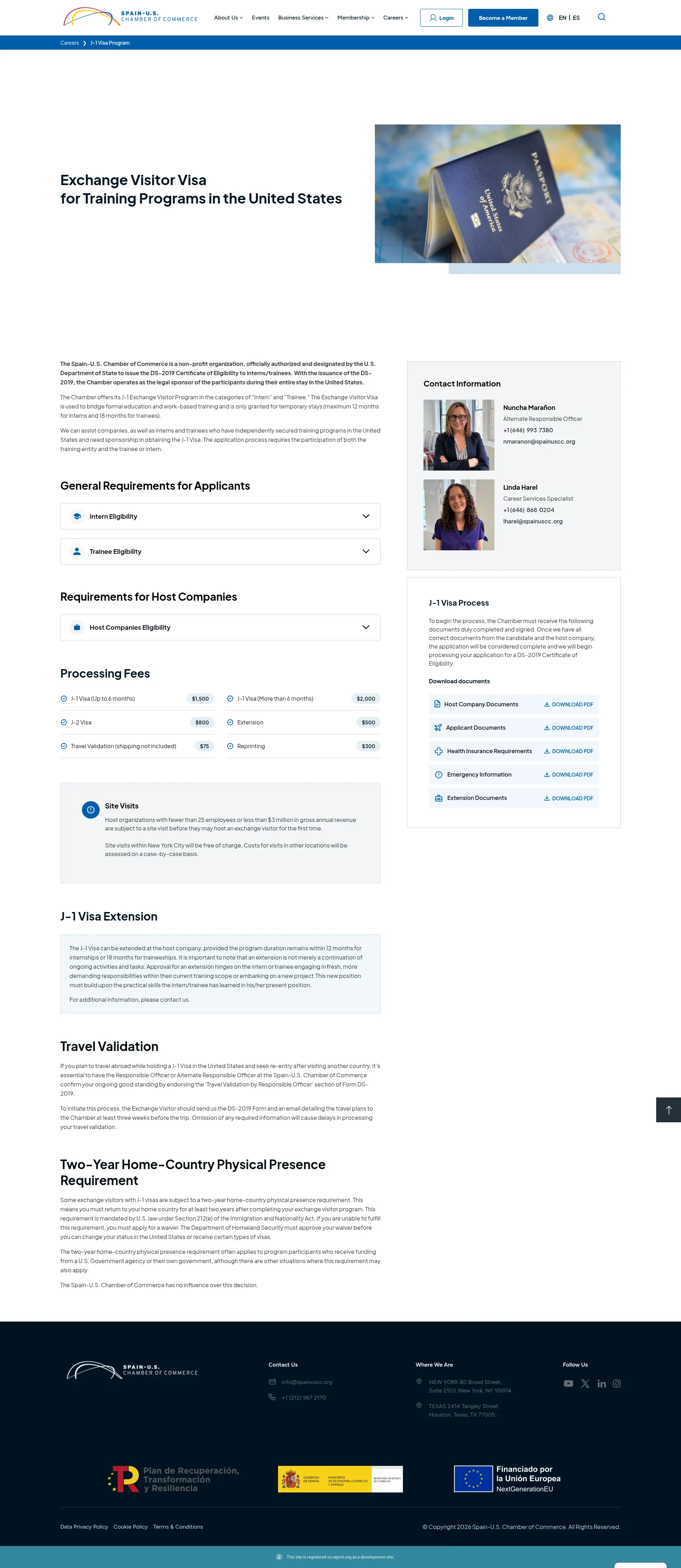 SPAIN-U.S. CHAMBER OF COMMERCE – Web corporativa y plataforma de eventos - imagen 3